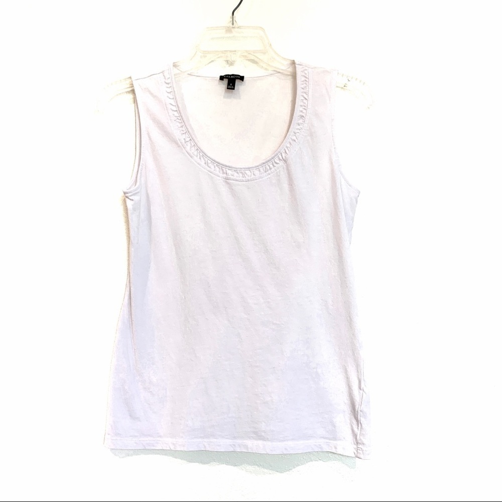 Talbots Sleeveless Cotton / Modal Top